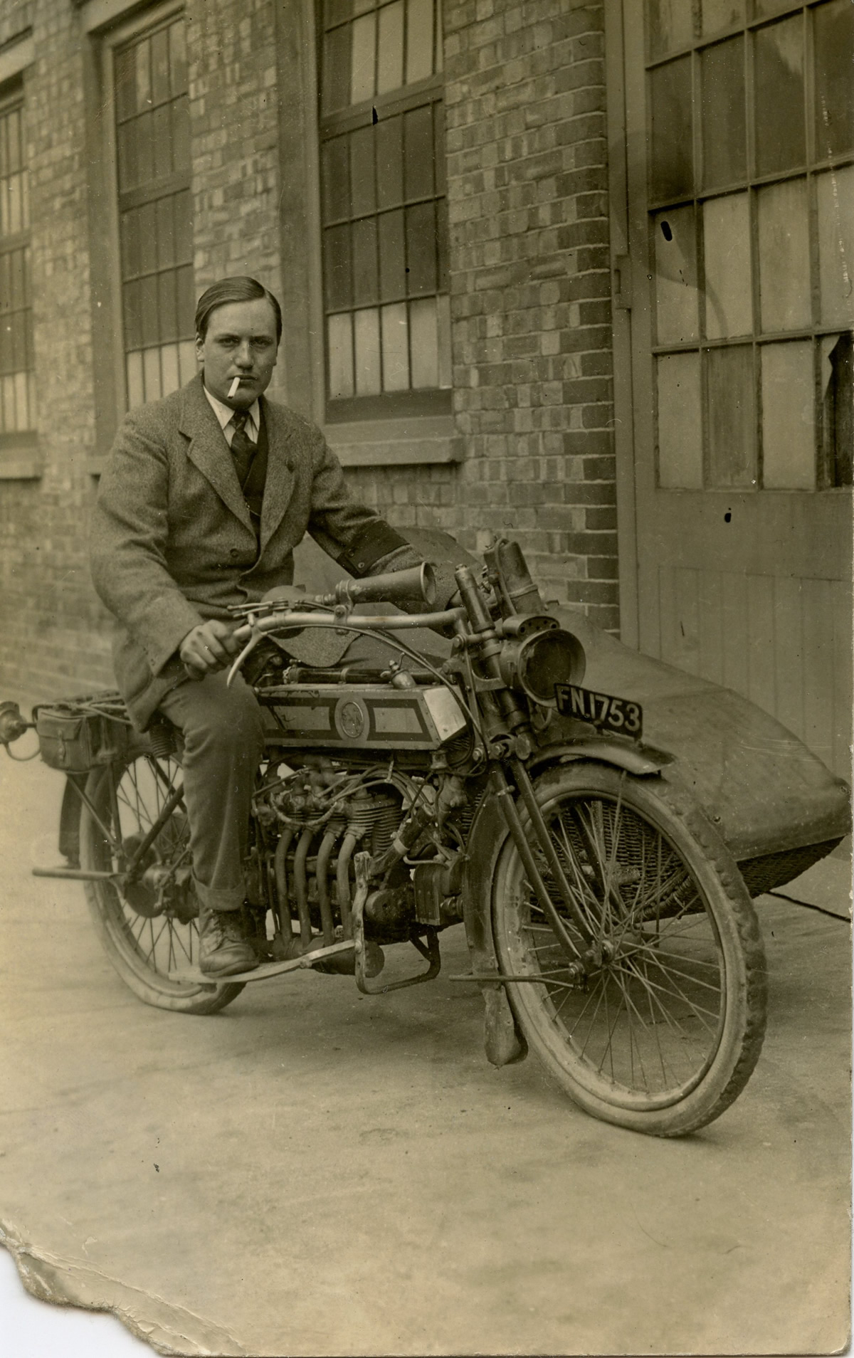 FN motorcycle Frank Manning